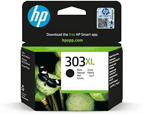 Hewlett Packard (HP) HP 303XL didelės talpos juodo rašalo kasetė, 600 puslapių, skirta HP ENVY Photo 6230, 7130, 7134, 7830 spausdintuvams