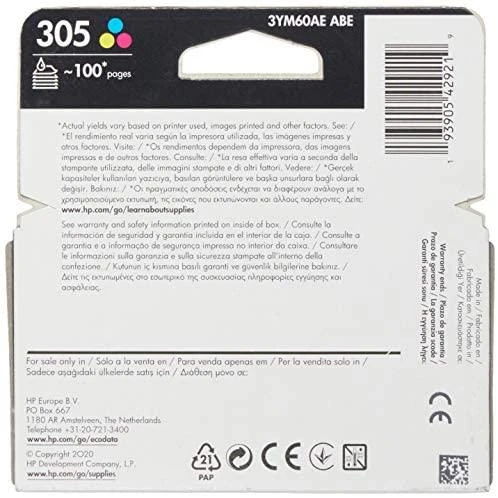 Hewlett Packard (HP) HP 305 Tri-color (3YM60AE) Rašalinė kasetė, CMY
