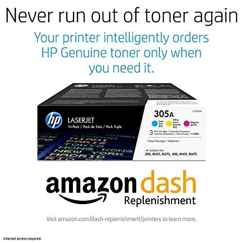 Hewlett Packard (HP) HP 305A LJ Pro 400/300, Color M351/M375/M475/M451 series C,M,Y rinkinys (kiekvienas 2 600 puslapių)