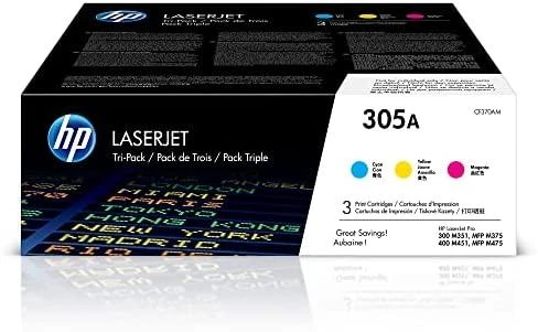 Hewlett Packard (HP) HP 305A LJ Pro 400/300, Color M351/M375/M475/M451 series C,M,Y rinkinys (kiekvienas 2 600 puslapių)