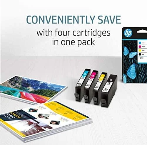 Hewlett Packard (HP) HP 364 Combo 4-Pack Juodas/Cyan/Magenta/Geltona rašalo kasetės, 250/300 puslapių, HP B8550, C5380, D5460