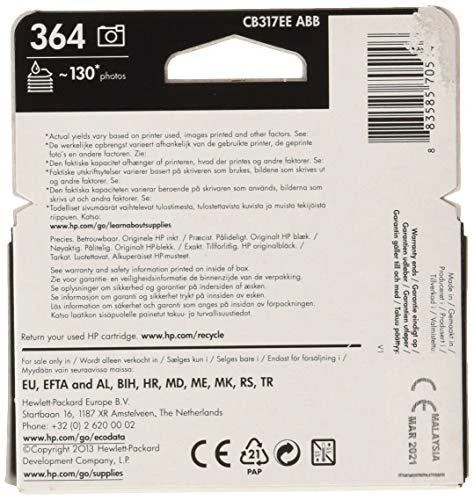 Hewlett Packard (HP) HP 364 ink photo juodas Vivera blister Photosmart C5380 C6380 D5460 B8550
