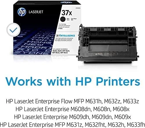 Hewlett Packard (HP) Toneris HP juoda sp. HP 37X, HP37XCF237X, 25000 psl.