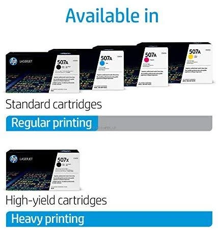Hewlett Packard (HP) HP 507A Magenta Toneris Cartridge, 6000 puslapių, skirta HP LaserJet Enterprise 500 color M551
