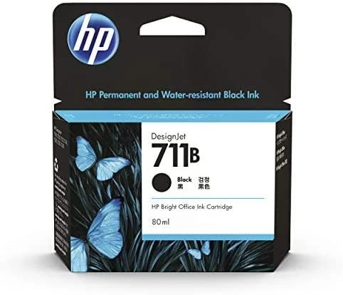 Hewlett Packard (HP) HP 711 80 ml Juodas DesignJet rašalo kasetė