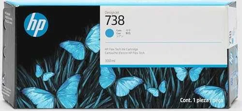 Hewlett Packard (HP) HP 738 130-ml geltona