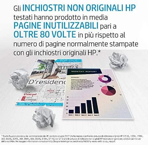 Hewlett Packard (HP) Hewlett-Packard 912 (3YL80AE), juoda kasetė