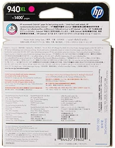 Hewlett Packard (HP) Tusz HP tusz C4908AE nr 940XL (magenta)