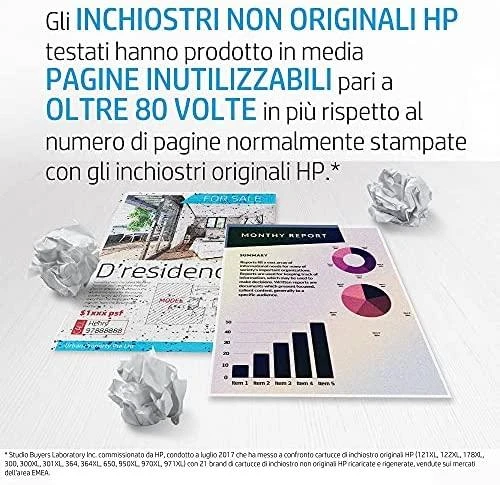 Hewlett Packard (HP) „HP 953 Combo“ 4 juodų / žydrų / rausvai raudonų / geltonų rašalo kasečių pakuotė, 900/630 puslapių, skirtos „Officejet Pro 8218“, 8710, 8720, 8740