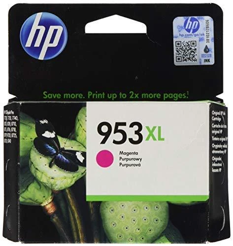Hewlett Packard (HP) HP 953XL didelio našumo purpurinė rašalo kasetė, 1600 puslapių, skirta HP OfficeJet Pro 8218,8710,8720,8730,8740