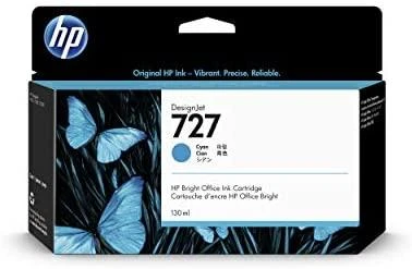 Hewlett Packard (HP) HP no.727 Cyan Ink Cartridge 130 ml, skirta T920,T1500,T2500 serijai