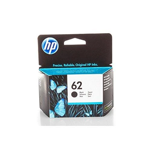 Hewlett Packard (HP) HP 62 Juodas rašalo kasetė, 200 puslapių, skirta HP ENVY 5540, 5640, 5740