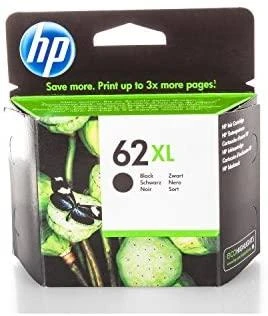 Hewlett Packard (HP) HP 62XL ink cartridge, juodas