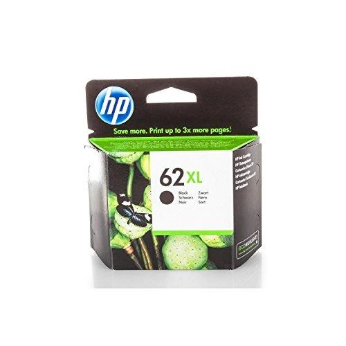 Hewlett Packard (HP) HP 62XL didelės talpos juodo rašalo kasetė, 600 puslapių, skirta HP Envy 5540, 5541, 5542, 5543, 5544, 5546, 5547, 5548, 5549
