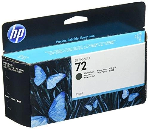 Hewlett Packard (HP) Hp 72 ink juodas matte Vivera 130ml DesignJet T1100 T610 T620 T770 T1200