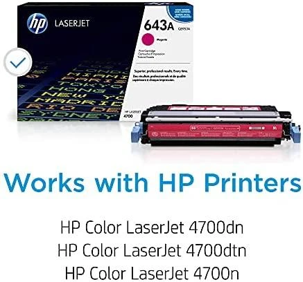 Hewlett Packard (HP) HP No.643A (Q5953A), purpurinė kasetė