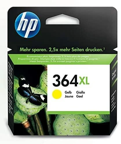 „Hewlett Packard“ (HP) HP 364XL geltonas rašalas Vivera (JK) Photosmart C5380 C6380 D5460 Photosmart B8550