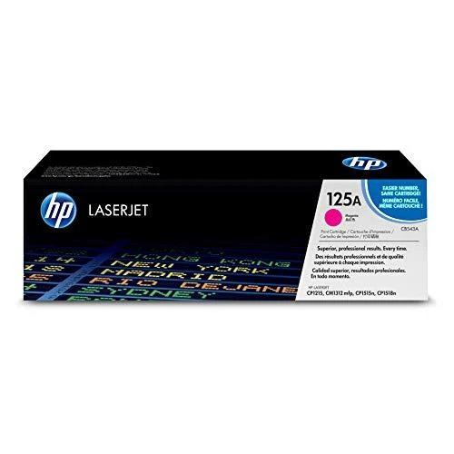 Hewlett Packard (HP) HP 125A Magenta Toneris Cartridge, 1400 puslapių, Color LaserJet CP1210, CP1510, CM1312