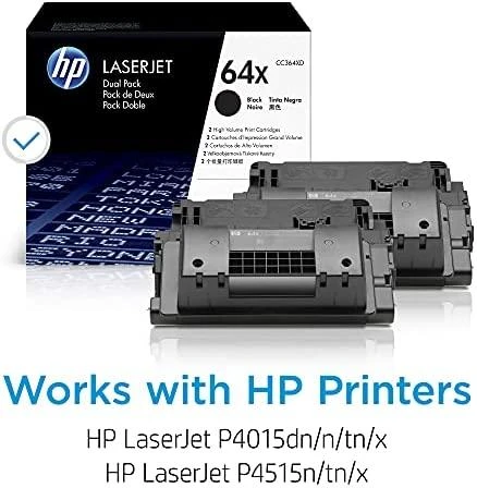 Hewlett Packard (HP) HP Toneris Juodas CC364X, skirtas Laserjet P4000/P4500series, dviguba pakuotė (2x24 000 puslapių)