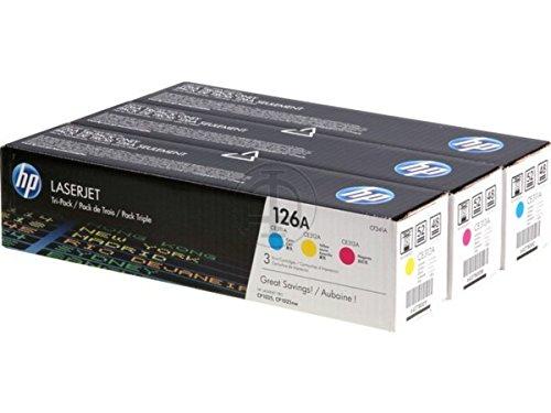 Hewlett Packard (HP) HP 126A, skirtas Color LaserJet CP1025 serijai C,Y,M (kiekvienas 1 000 puslapių)