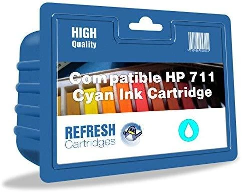 Hewlett Packard (HP) HP 711 Cyan Ink Cartridge 29ml, skirta HP DesignJet T120, T520