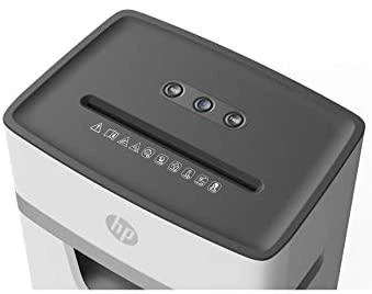 Popieriaus Smulkintuvas - HP Oneshred 10MC, Mikro Pjaustymas, P-5, 10 Kortelių, 20 L, Šviesiai Pilkas