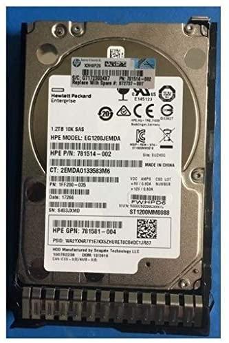 Hewlett Packard (HP) Hewlett Packard Enterprise 1.2TB, 2.5", 12G SAS, 10K rpm, SFF, SC, DS