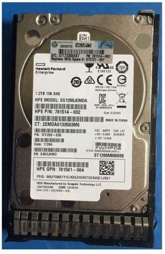 Hewlett Packard (HP) Hewlett Packard Enterprise 1.2TB, 2.5", 12G SAS, 10K rpm, SFF, SC, DS