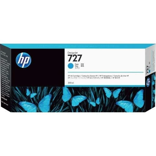 Hewlett Packard (HP) HP 727 300 ml rašalo kasetė žalsvai mėlyna