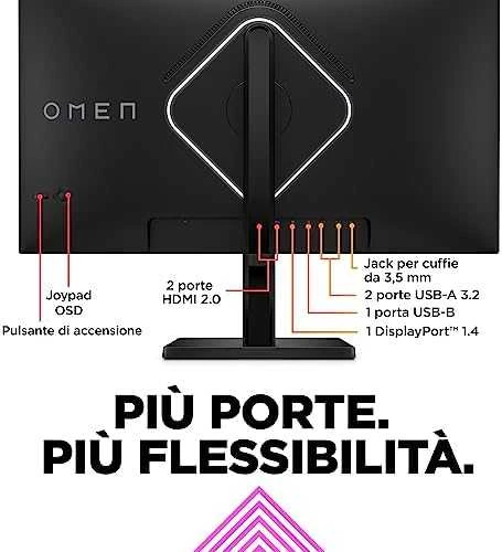 Hewlett Packard (HP) HP Žaidimų Monitorius - OMEN 27s 27" FHD 240Hz 1ms G-SYNC FreeSync Nuimamas Stovas