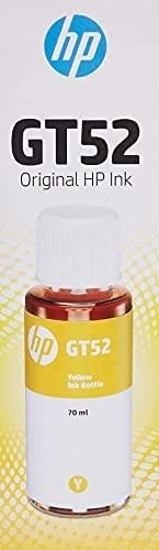 Hewlett Packard (HP) HP GT52 originalus rašalo buteliukas Geltona