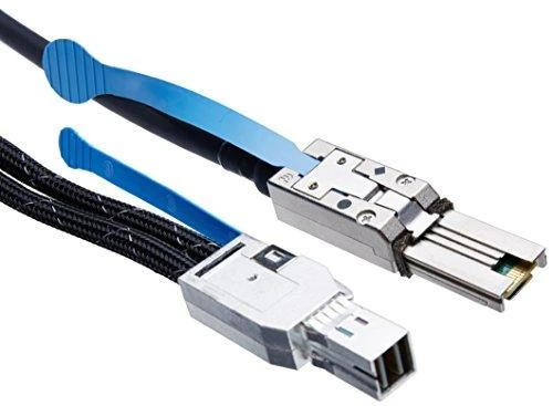 Hewlett Packard (HP) HPE 2.0m išorinis Mini SAS didelio tankio į Mini SAS kabelis
