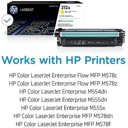 Hewlett Packard (HP) HP 212A (W2122A) Lazerinė kasetė, Geltona