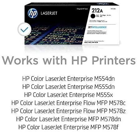 Hewlett Packard (HP) HP 212A (W2120A) Lazerinė kasetė, Juoda