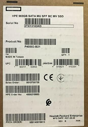 HP 960 GB 2,5 colio SATA III (6 Gb/s) serverio diskas (P40503-B21)