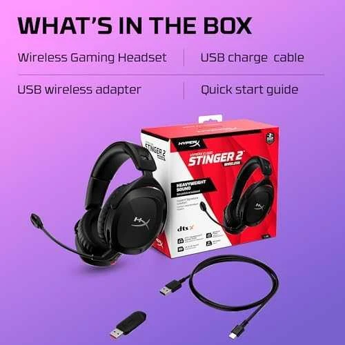 Žaidmų ausinės HyperX Cloud Stinger 2, Belaidės