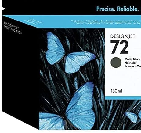 Hewlett Packard (HP) Hp 72 ink juodas matte Vivera 130ml DesignJet T1100 T610 T620 T770 T1200