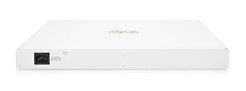 Šakotuvas Hewlett Packard (HP) HPE Aruba Networking Tinklo momentinio įjungimo jungiklis 20p Gigabit CL4 4p Gigabit CL6 PoE 2p 10GBT 2p SFP+ 370W 1960 Valdomas L2+ Gigabit Ethernet (10/100/1000) Ethernet palaikymas (PoE) 1U Balta