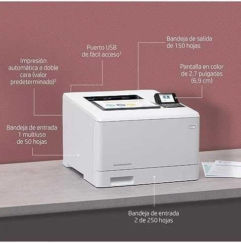 Hewlett Packard (HP) HP Color LaserJet Enterprise M455dn Spausdintuvas - A4 Color lazerinis, Spausdinimas, Automatinis dokumentų tiektuvas, Auto-Duplex, LAN, 27psl., 900-4800 puslapių per mėn.