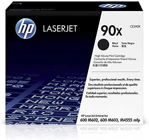 Hewlett Packard (HP) HP 90X High Yield Juodas Tonerio kasetė, 24000 puslapių, skirta LaserJet M4555 series,M602,M603