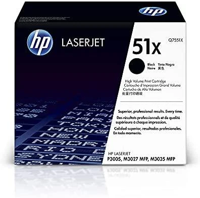 Hewlett Packard (HP) HP Toneris Juodas 51X for LaserJet P3005/M3035mfp/M3027mfp (13,000 pages)
