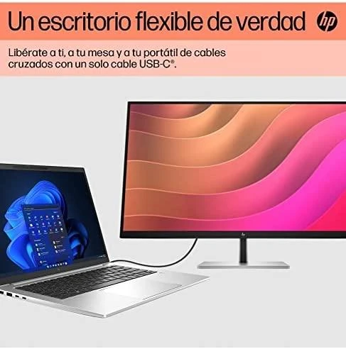 Monitorius HP E32k G5 4K, 31.5", 3x USB 3.0, garsiakalbiai, RJ-45 LAN