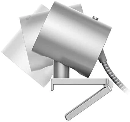 Hewlett Packard (HP) HP 950 4K UHD žiniatinklio kamera / USB / privatumas / automatinis fokusavimas, AI automatinis kadravimas / mikrofonas / Sidabrinis / 1 metai
