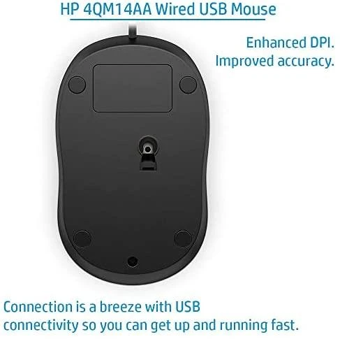 Hewlett Packard (HP) HP 1000 USB Pelė su laidu - Juodas