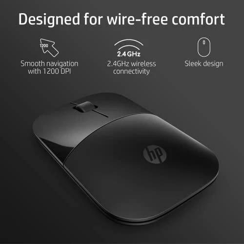 Hewlett Packard (HP) HP Z3700 Belaidė pelė - Juodas