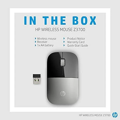 Hewlett Packard (HP) HP Z3700 Belaidė pelė - Sidabrinis