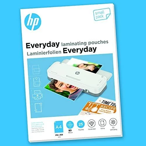 HP EVERYDAY laminavimo folija 25 vnt