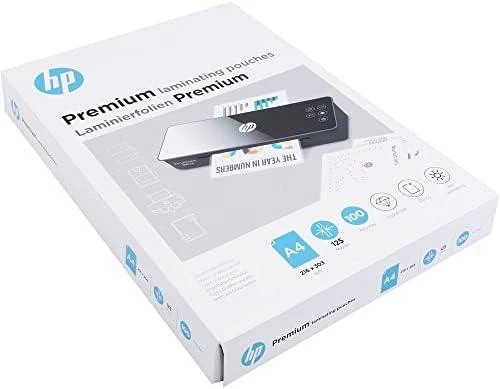 Laminavimo Plėvelė - HP Premium A4 100 Vnt.