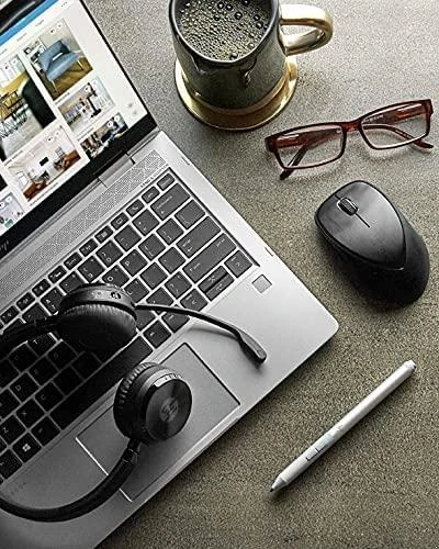 Hewlett Packard (HP) HP Wireless Premium Comfort Pelė, Fingerprint resistant - Juodas