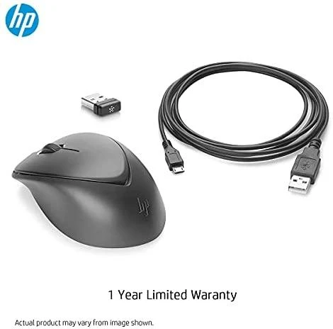 Hewlett Packard (HP) HP Wireless Premium Comfort Pelė, Fingerprint resistant - Juodas